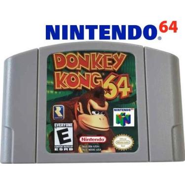 Imagem de Cartucho de Jogo Donkey Kong 64 N64 Fita Versão Dos Eua Para CONSOLE D