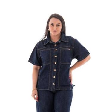 Imagem de Camisa Jeans Feminina Arauto Leve-Feminino