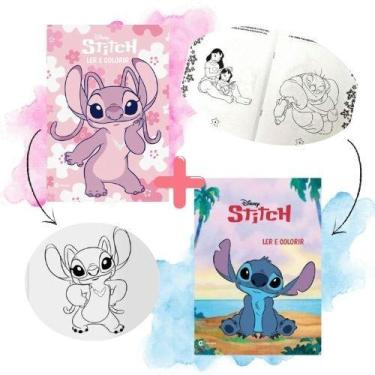 Imagem de Kit Ler e Colorir: Stitch & Angel  Diversão em Dobro - Culturama