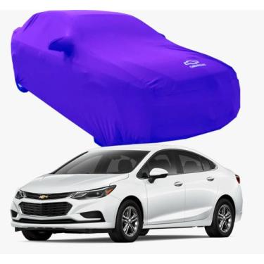 Imagem de Capa de Carro Chevrolet Cruze Hatch Lycra Premium - Cadilhe Capas, Azu