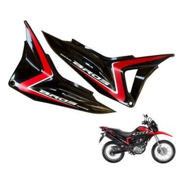 Imagem de Tampa Lateral Nxr Bros 160 modelo 2016 Até 2021 Lado Filtro e Bateria 