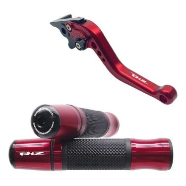 Imagem de Kit Manete Manopla Com Peso Biz 125 Biz 125 Gravado A Laser - Special 