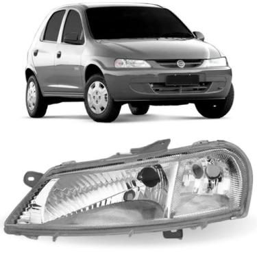 Imagem de Farol esquerdo celta 1999 2000 01 02 03 04 2005 2006 cromado - BBS BIB