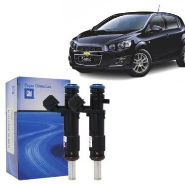 Imagem de 2x BICOS INJETORES CRUZE SONIC 1.8 16V 2011 2012 55570284 - CHEVROLET