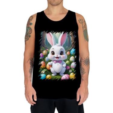 Imagem de Camiseta Regata Coelhinho da Páscoa Traço Infantil 10 - Kasubeck Store