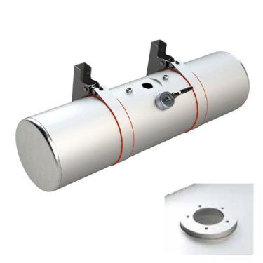 Imagem de Tanque Inox Combustível 120l Lateral 350mm X 1300mm - Amil Componentes