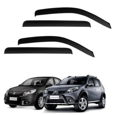 Imagem de Calha De Chuva Sandero 2008 2009 2010 2011 2012 2013 2014 - PRESCALHAS