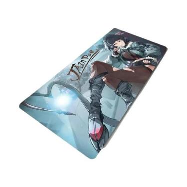 Imagem de Mousepad Grande Antiderrapante De Borracha, Tapete De Mesa Fofo Zenles
