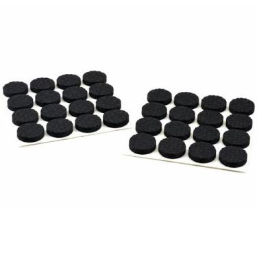 Imagem de Borracha de Pé de Cadeiras Sofá Mesa Banco Banquetas 32 Pçs 19mm Redon