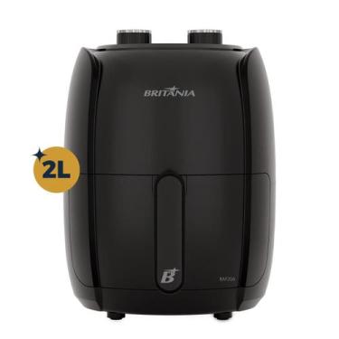 Imagem de Air Fryer Britânia Compacta 2L 1000W Sem Óleo BAF20A - Philco, Preto, 