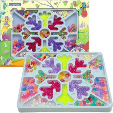 Imagem de Brinquedo Kit Miçangas Encantadas Pulseiras Joalheria 572pçs - Genéric