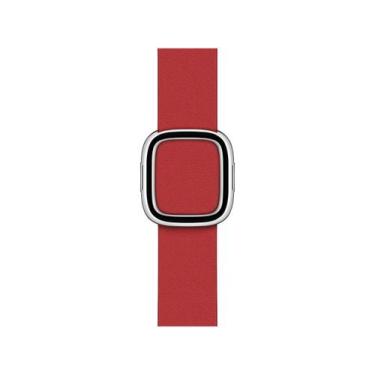 Imagem de Pulseira Apple Watch Fecho Moderno em Couro 40mm - Escarlate Original,