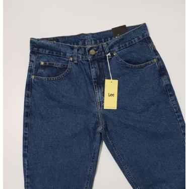 Imagem de Calça jeans lee linha 14 onça 14 oz 100% algodão azul rocha, 50