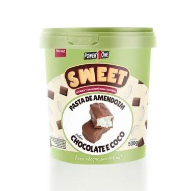 Imagem de Pasta de Amendoim Chocolate e Coco Sweet 500g - POWER1ONE