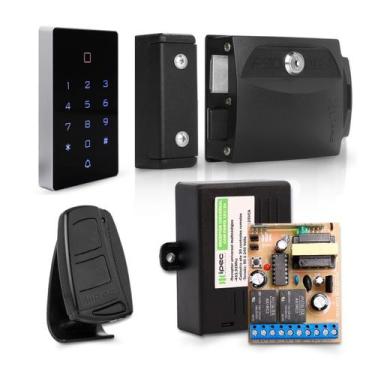 Imagem de Fechadura Elétrica Teclado Acesso Controle Fonte Universal - Ipec