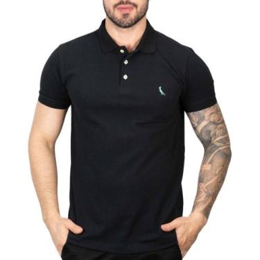 Imagem de Camisa Polo Reserva Preta, P, Preto