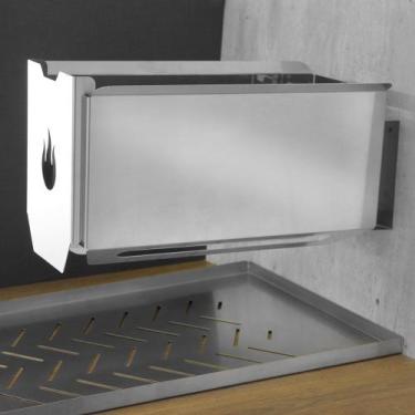Imagem de Queimador Suspenso Parrilla chapa Inox com Protetor-FireBox - Maxx Dia