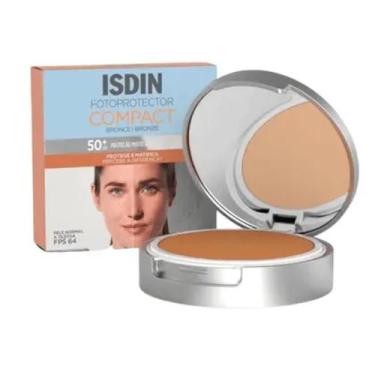 Imagem de Isdin Protetor Solar Facial Pó Compacto Cor Bronze Fps50-10g - profuse