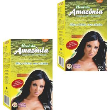 Imagem de Hene em po divina dama amazonia 200gr preto azulado, 02-400GR