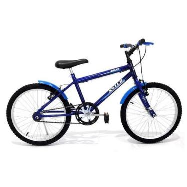 Imagem de Bicicleta aro 20 Infantil Menino Aster Galax, Azul