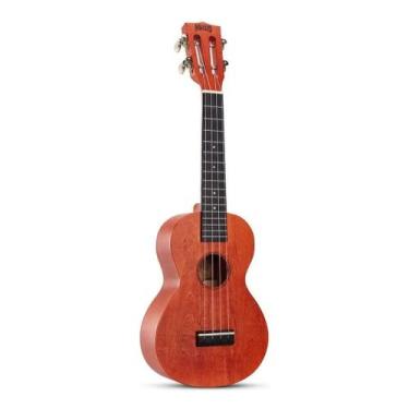 Imagem de Ukulele Concerto Mahalo Laranja Fosco Com Capa Som Suave Fácil Tocar I