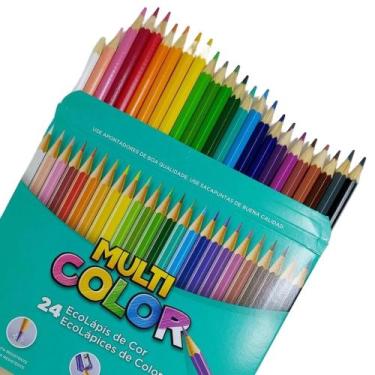 Imagem de Caixa de lápis de cor 24 cores - Multi color