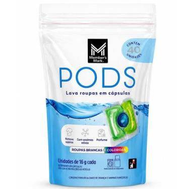 Imagem de Lava Roupas Cápsulas Members Mark Pods 40 Unidades 16g Cada