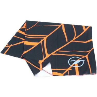 Imagem de Bandana Tubular Proteção Ciclismo Corrida Esporte TSW, Preto, Laranja