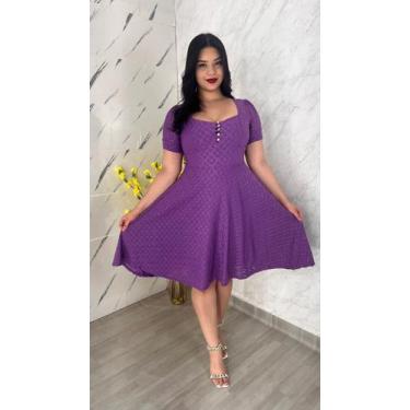 Imagem de Vestido Feminino Godê Moda Evangélica Festa Casamento - LIMA FASHION, 