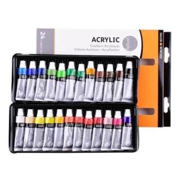Imagem de Tinta Acrílica Daler Rowney 12ml 24 Bisnagas - Gigantes