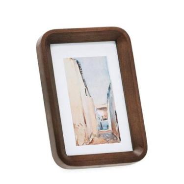 Imagem de Porta Retrato Em Madeira 10x15cm 19562 Mart