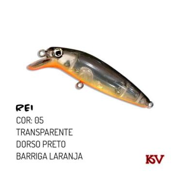 Imagem de Isca Artificial Rei da Kv Meia Água Floating 6,5cm p/ robalo, 5