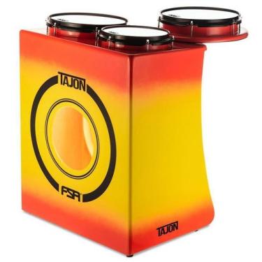 Imagem de Bateria Cajón FSA Tajon Master Plus TAJ29 Yellow Red Mini Bateria Cajó