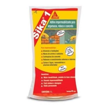 Imagem de Sika- Aditivo Impermeabilizante - Sika-1 Amarelo, Rebocos Internos e E