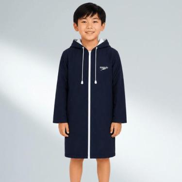 Imagem de Roupão De Natação Infantil New Malta Speedo - DARK BLUE G, Azul, G