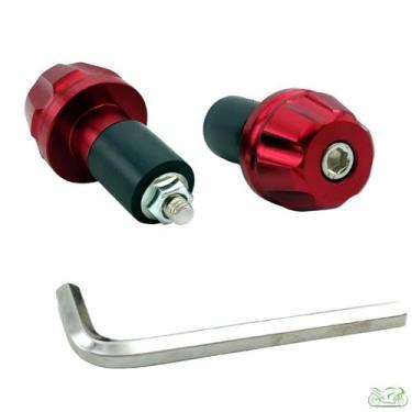 Imagem de Peso guidao aluminio vermelho illion - Embus