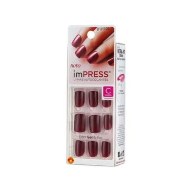 Imagem de Unha Postiça Autocolante imPRESS curta Matchmaker - Kiss New York