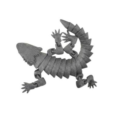 Imagem de Dragão Articulado Flexível  Brinquedo Decorativo Fidget Realista - A1,
