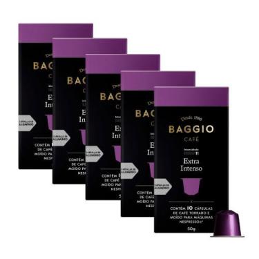Imagem de 50 Cáps Compatíveis com Nespresso Baggio Extra Intenso - Baggio Café, 