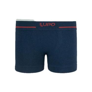 Imagem de Cueca Boxer Infantil Lupo 00137-010 Poliamida T. P/GG, G, 2800, Marinh