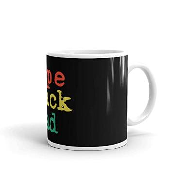 Imagem de Camiseta Dope Black Dad Mês Histórico Preto Dope Caneca Branca Brilhante