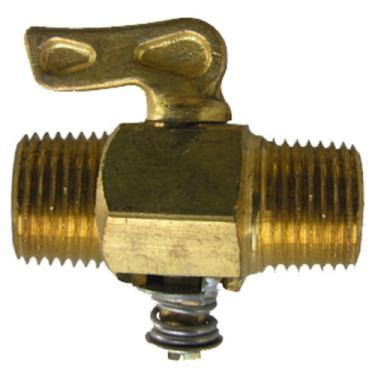 Imagem de LASCO Rosca de tubulação macho 17-3001 1/8 polegadas por 1/8 polegadas macho cabo de alavanca de rosca de tubulação bronze shuter cock