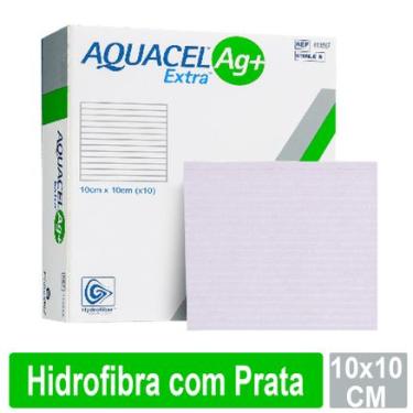 Imagem de Curativo ConvaTec Aquacel AG+ Extra 10x10cm 1 unidade Convatec