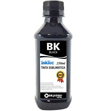 Imagem de Tinta Sublimática Inktec Para Sublimação - Preto (250ml)