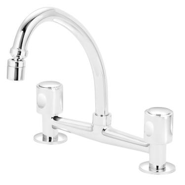 Imagem de Torneira Misturador Cozinha Mesa Arejador Articulado 1/4V.