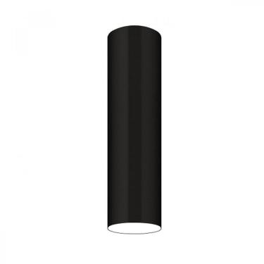 Imagem de Plafon Viena Tubo 30cm Conti Iluminação Preto Micro