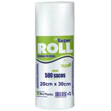 Imagem de Saco Bobina Picotada 20X30 2Kg 500 Sacos Transparente