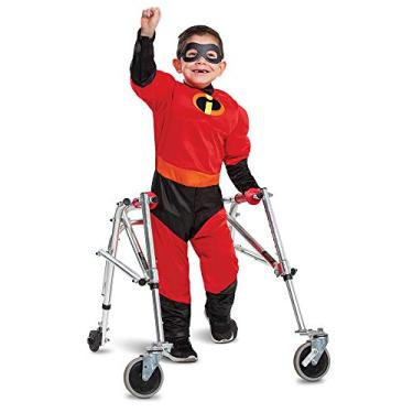 Imagem de Incredibles Dash Costume for Kids, Official Adaptive Pixar The Incredibles Costume with Accessibility Features, Classic Size Extra Small (3T-4T)