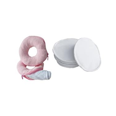 Imagem de Kit Amamentação Rosquinhas e Absorventes de seio Nova Era Baby (Rosa)