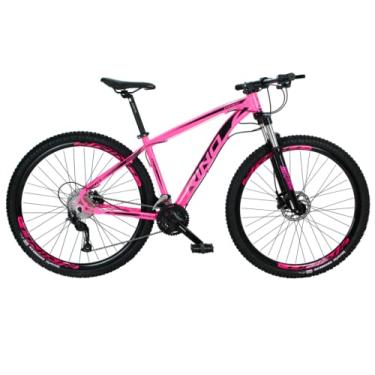 Imagem de BICICLETA ARO 29 RINO EVEREST TRAS. ALIVIO - 27V - 7.0 (Rosa, 19)